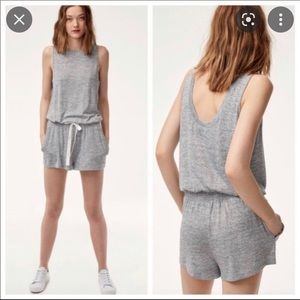 Wilfred Free Heathered Light Grey Romper size M
